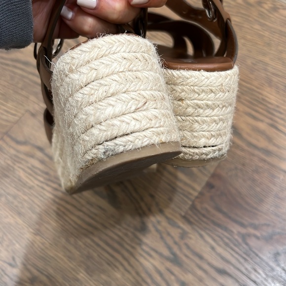 Prada sandals. Size 36.5. Dark brown. Espadrille style. Runs large. - Picture 13 of 13